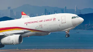 4K 20架次各型飛機起降香港國際機場丨20 Aircraft at Hong Kong Airport HKG/VHHH Plane Spotting