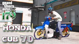 ម៉ូតូហុងដា អាកុប 70 កែកង់ស្ព័រ - Honda C70 GTA 5 Redux Real Life Ep179 Khmer|VPROGAME