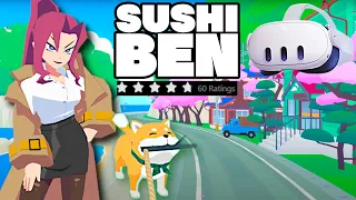 The BEST Narrative ANIME Adventure on Meta Quest 2 & 3 - Sushi Ben Review | Meta Quest Gameplay