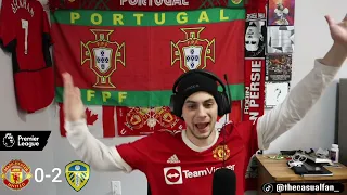 MAN UTD FAN REACTS TO DRAMATIC MANCHESTER UNITED 2-2 LEEDS | GOAL REACTION HIGHLIGHTS |