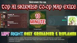 AI Skirmish Co-op ‼️ Map Exile Top 🔟 Minute | vs Bot Ai Brolly | Resistance | AOW3 Art Of War 3 🆖🆎