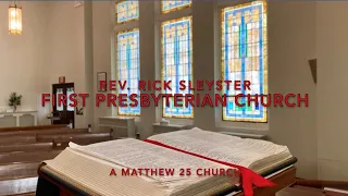 First Presbyterian Church Services May 26, 2024