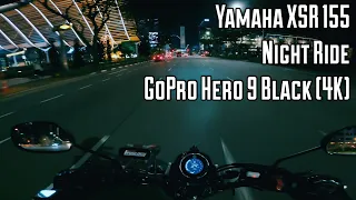 Yamaha XSR 155 Night Ride (Singapore) [4K]