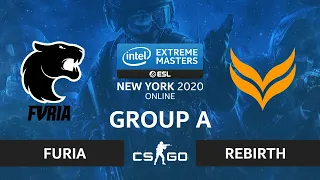 CS:GO - FURIA vs. Rebirth [Inferno] Map 2 - IEM New York 2020 - Group A - NA