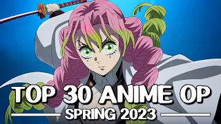 My Top 30 Anime Openings - Spring 2023