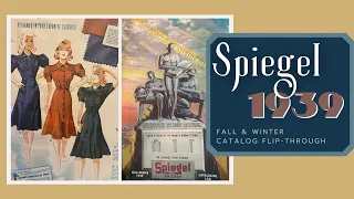 Vintage Catalog // 1939 Fall & Winter Spiegel - women's fashion