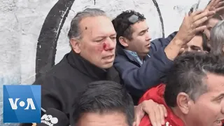 Argentina: Buenos Aires Security Minister Attacked by Protesters | VOA News