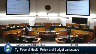 Santa Clara County Health and Hospital Committee October 11, 2023 2:00  p.m.