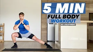 5 MIN FULL BODY WORKOUT - Intense Version // No Equipment I Patrik Rajcsányi