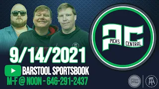 Barstool Sports Picks Central with Brandon Walker || Tuesday, September 14th, 2021