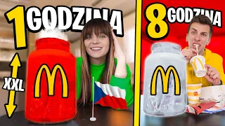 KTO SZYBCIEJ ZJE SŁOIK XXL McDonald's Z CZECH WYGRYWA!