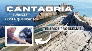 VLOG173.SUANCES Y COSTA QUEBRADA, TENEMOS PROBLEMAS😰.#autocaravana #viajes #cantabria #recomendacion