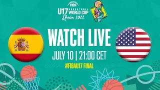 FINAL: Spain v USA hosted by Craig | Full Basketball Game | #FIBAU17 2022