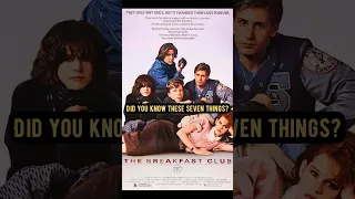 DID YOU KNOW?! 😮 The Breakfast Club (1985) #movietrivia #shorts #80s