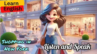 Shopping 🛍️ | Learn English through Stories | Improve your Listening and Speaking Skills| 😎