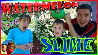 Watermelon Smash with SLIME! / Steel Kids