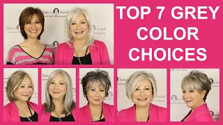 Top 7 Grey Wig Color Choices (Official Godiva's Secret Wigs Video)