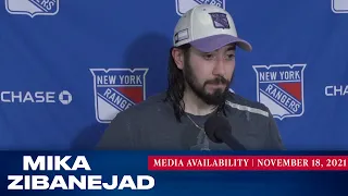 New York Rangers: Mika Zibanejad Postgame Availability | Nov. 18, 2021