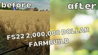 FS22 $2,000,000 Farm build Timelapse |UMRV by DJ Modding|