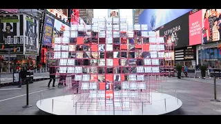 ❤  Нью-Йорк:  День Св. Валентина 😍New York's Times Square hosts weddings, surprise proposals