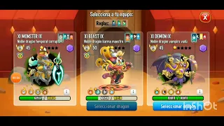 Dragon city: VIP Heroic Dragons vs Dragons Level 50+