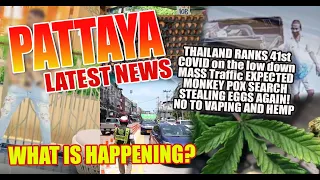 Pattaya News, Monkey Pox, Egg THIEF, Vaping, Naklua, HEMP, Thailand 41st