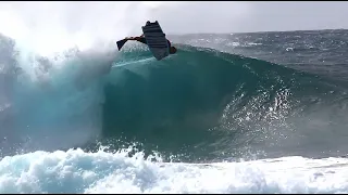 Jeff and Dave Hubbard Ripping At Pipeline // North Shore of Oahu // Bodyboarding