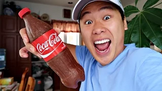 DIY CHOCOLATE COCA COLA BOTTLE!!!