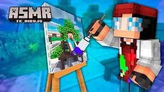 ASMR TE DIBUJO EN MINECRAFT - Roleplay Español