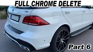 Mercedes copart W166 GLE Almost FULL Chrome delete ML to GLE part 6