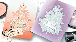 Festive Tree 2 Ways | Stylish Cardmaking Techniques with Jenny