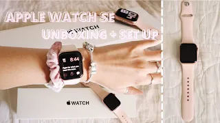 APPLE WATCH SE unboxing + set up