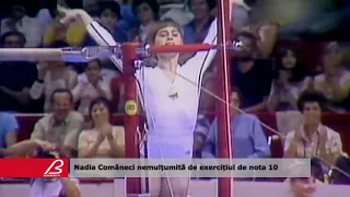 Nadia Comăneci nemulțumită de exercițiul de nota 10