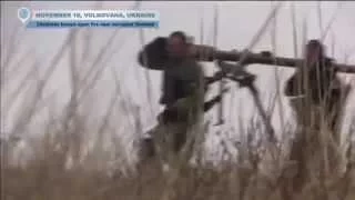 Faltering East Ukraine Ceasefire: Ukrainian troops in action close to Donetsk