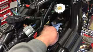 Triumph Thunderbird 1600 valve clearance check Part 1