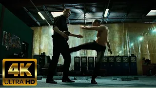 Jason Statham vs Big Man in the movie The Transporter 3 2008 4K