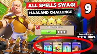 Noble Number 9 Haaland's Challenge coc - 3 Star without spells ( No spells used )- Clash of Clans