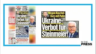 'Verboten': Ukraine refuses to meet German president over his ties to Russia • FRANCE 24 English