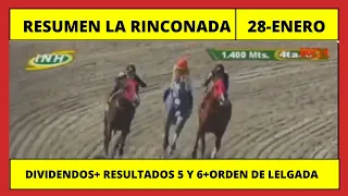 RESUMEN COMPLETO 👉 LA RINCONADA INH HOY DOMINGO 28 DE ENERO DE 2024