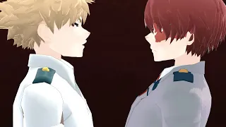 [MMD ll BNHA] Tonight I'm... (Bakutodo)