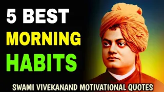 Unlock Your Success 🔥: 5 Morning Habits Inspired by Swami Vivekananda#motivational #swamivivekananda