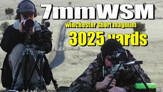 7mm WSM at 3025 yards (Winchester Short Magnum)