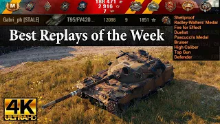 T95/FV4201 Chieftain video in Ultra HD 4K🔝 Best Replays of the Week, 12086 dmg 🔝 World of Tanks ✔️