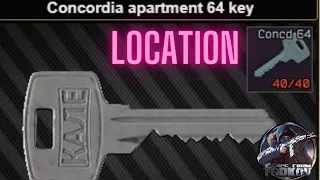 Escape from Tarkov: Concordia 64 Key🗝️ Location Revealed! - Unlock the Hidden Room!