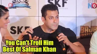 Best Of Salman Khan #ThrowBack | Salman Vs Media | Funniest Compilation