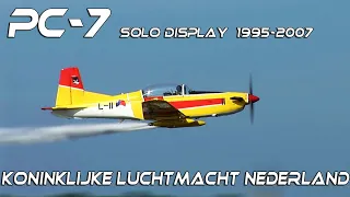 PC-7 Solo Display of the Royal Netherlands Air Force 1995 -2008