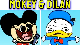 Friday Night Funkin' VS Mokey Mouse & Grooby + Dilan FULL WEEK (Mod/Hard) (Sr Pelo Mokey's Show)