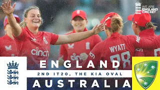 Close Scoring Thriller! | Highlights - England v Australia | 2nd Women's Vitality IT20 2023