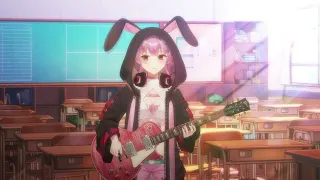 [Live2D Showcase] Guitar playing [Yui playing K-on's My love is a stapler]