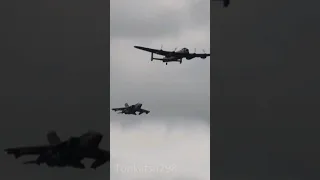 RAF Lancaster & Tornado Dambusters historical formation Battle of Britain